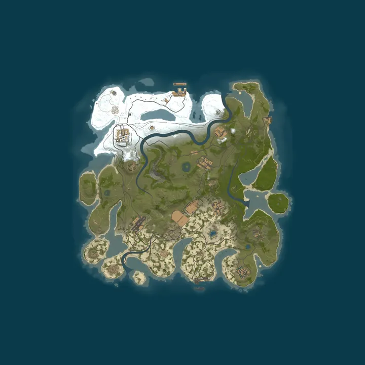Map of Lone Wolf Rust | Build & Preview Server