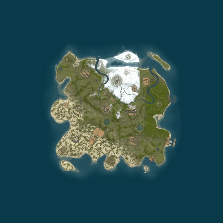 Map of Rust Server-ish