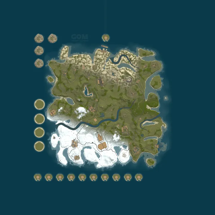 Map of GOM 5x PVE / With PURGE Grumpy Old Man |Kits|Skins|BackPack|Ant