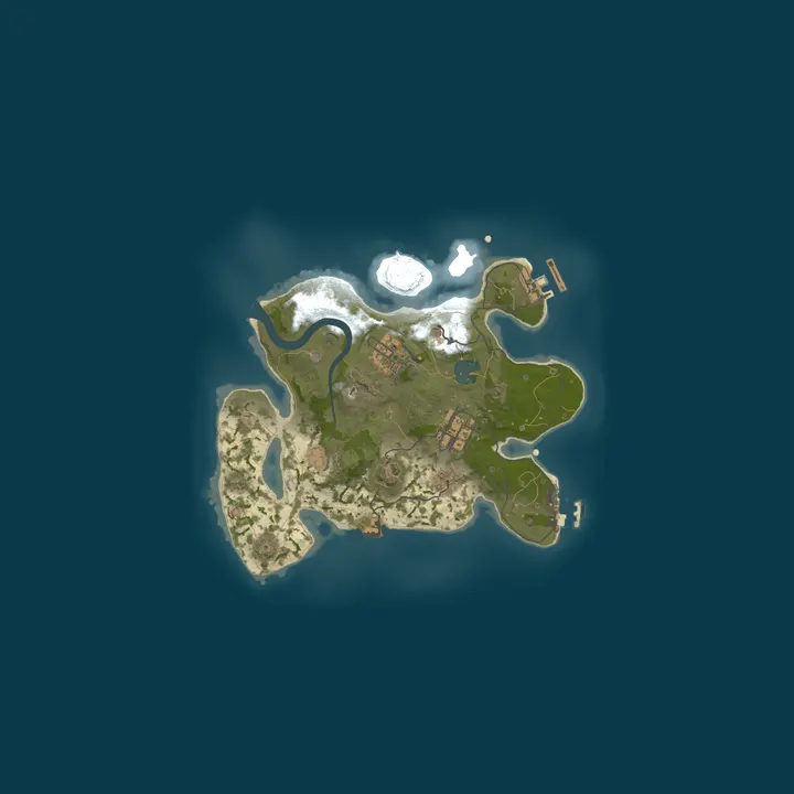 Map of Rust Server