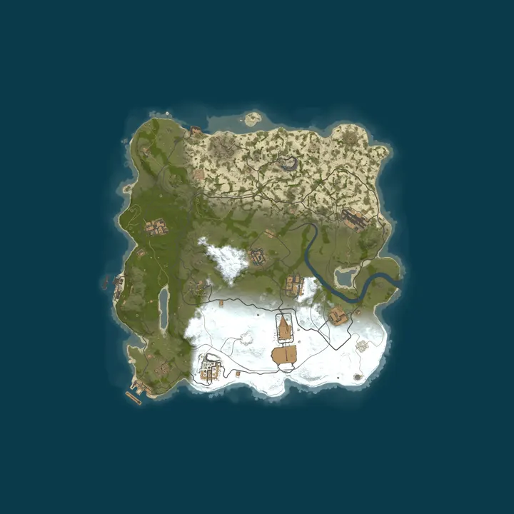 Map of WARBANDITS.GG SEA 3X |Solo/Duo/Trio|LootX3| JUST WIPED