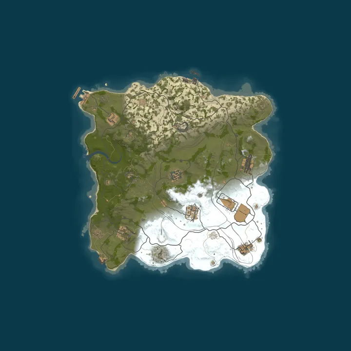 Map of WARBANDITS.GG SEA 3X |Solo/Duo/Trio/Quad|LootX3| JUST WIPED
