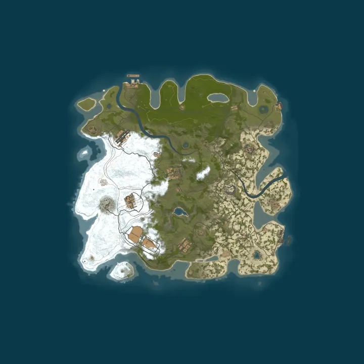 Map of US Rusty Bear 3x Monthly Duo | No Offlines | Noob Friendly | Lo