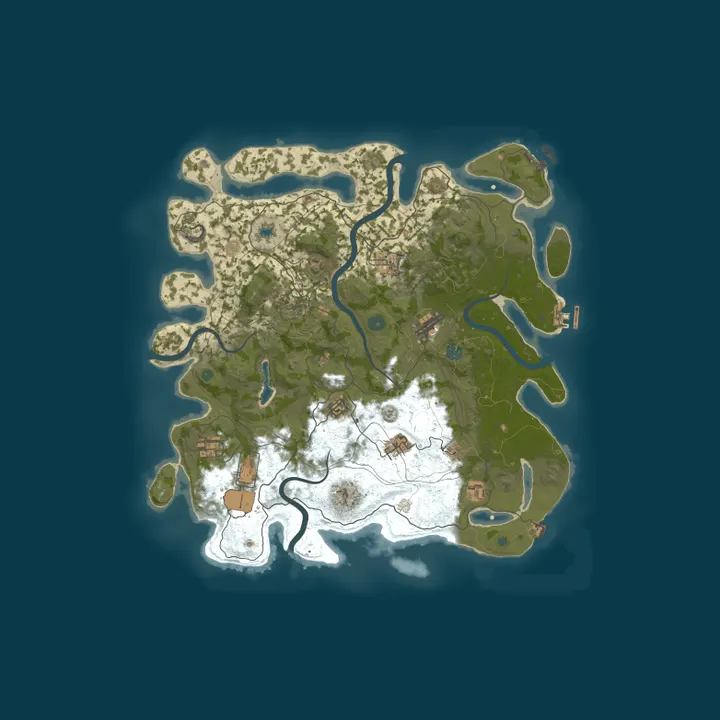 Map of US Kickapoo Ranch Vanilla Server