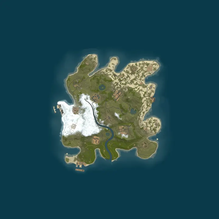 Map of UCloud Game Zone Rust Server
