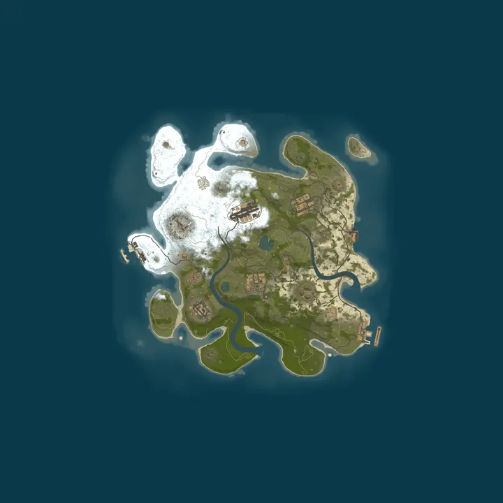 Map of UCloud Game Zone Rust Server