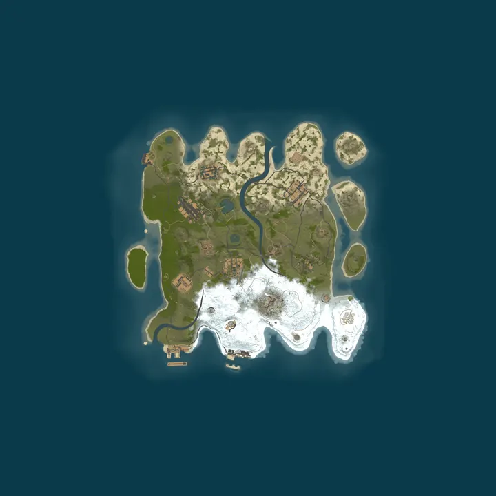 Map of UCloud Game Zone Rust Server