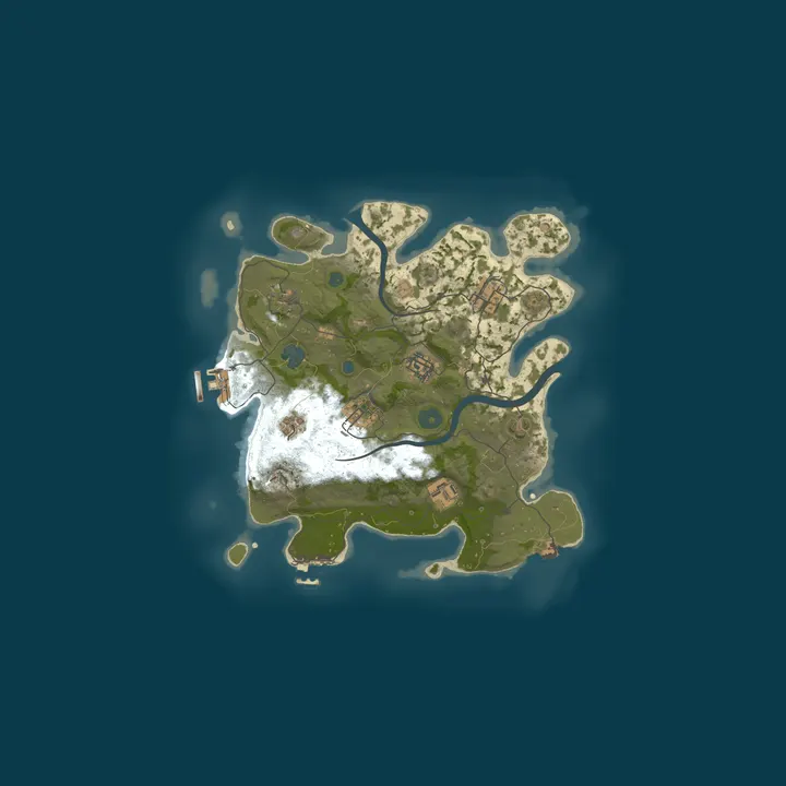 Map of UCloud Game Zone Rust Server