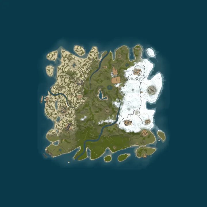 Map of BattleGrounds 2X Solo/Duo