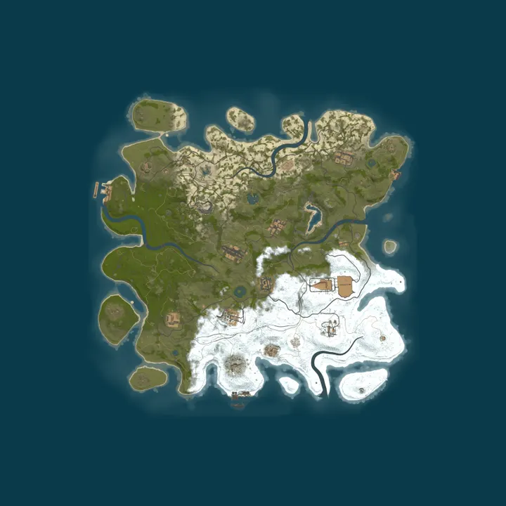 Map of  Hakuna  PVE丨萌新丨仿官丨原倍