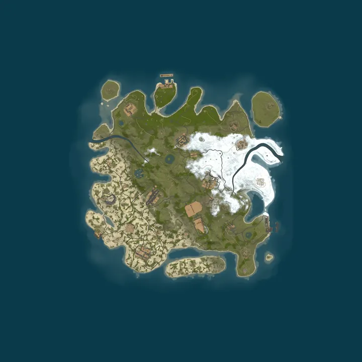 Map of 狐緋RUST SERVER