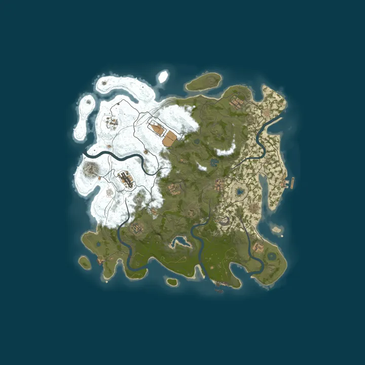 Map of [JP] XenotRUST x2 初心者PVE Vanilla+ [深海PVPレイドok]