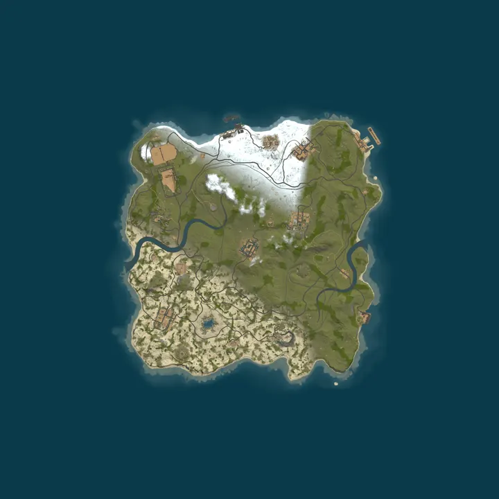 Map of [LATAM] | Rustako | Solo/Duo/Trio | Survival | FULLWIPE 08/10 1