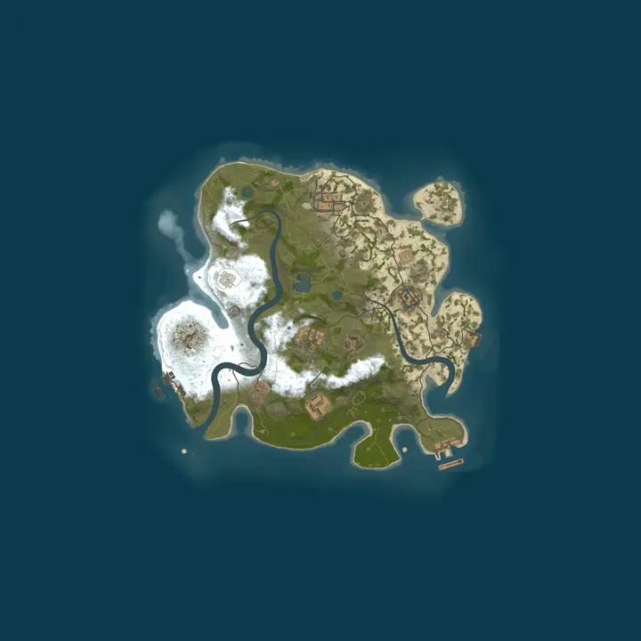 Map of A Rust Server