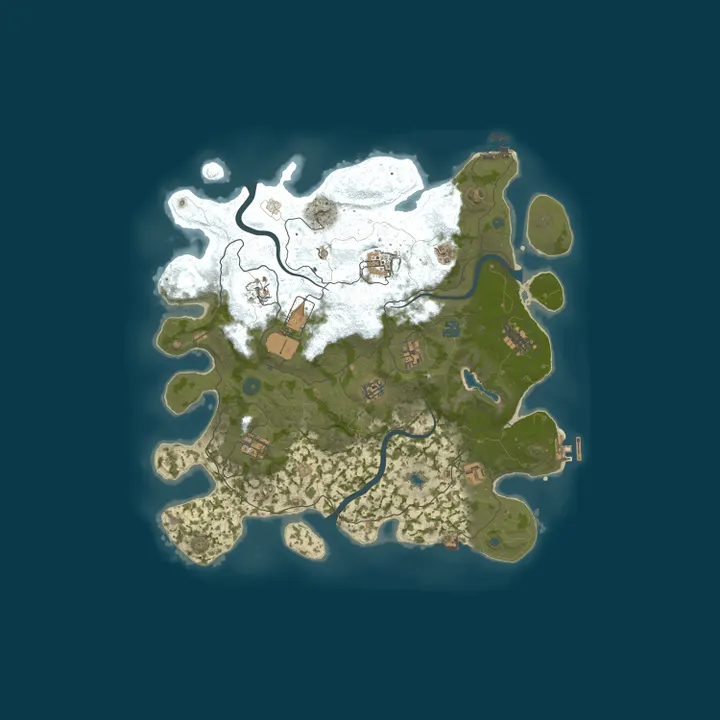 Map of Softcore 50% Upkeep Solo/duo Monthly No BPs Wipe