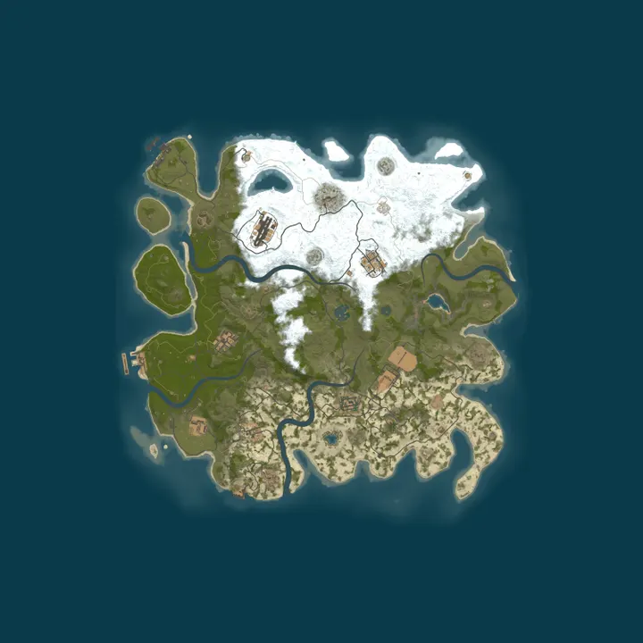 Map of RUST Oklahoma - Modded