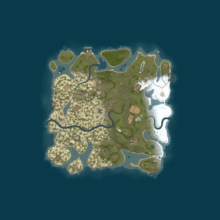 Map of [BR/LATAM] TERRA HOSTIL VANILLA | SOLO/ DUO/ TRIO |