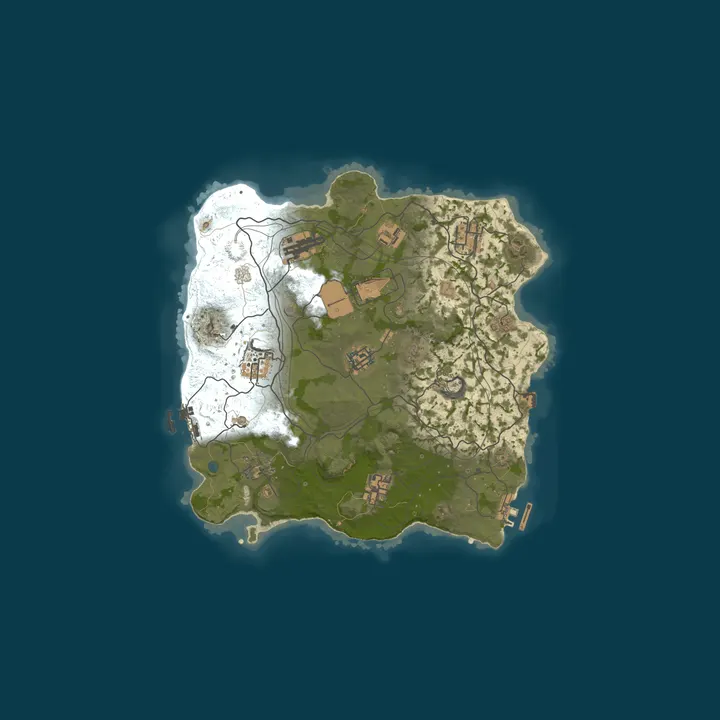 Map of Launch Your Private Rust Wipe Instantly - No Setup