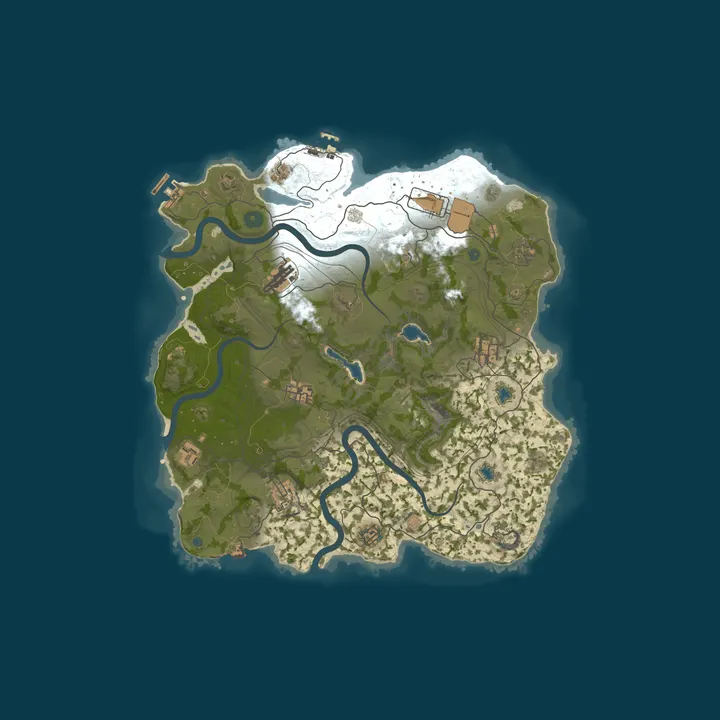 Map of My Untitled Rust Server