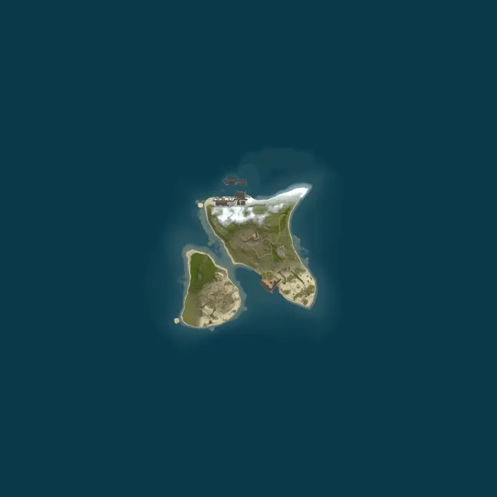 Map of A Shockbyte Rust Server