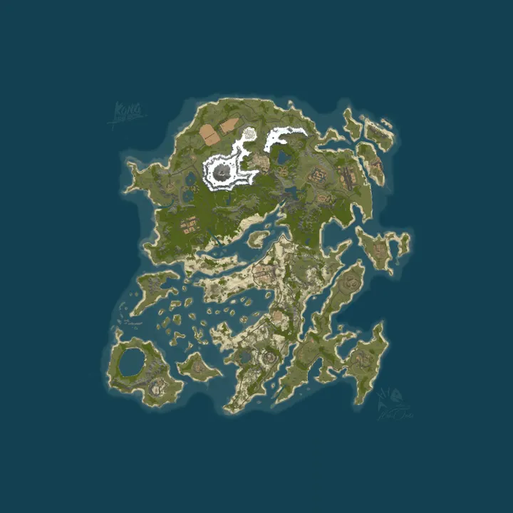 Map of OHHO Server Test ~Kong: Skull Island 1.28~