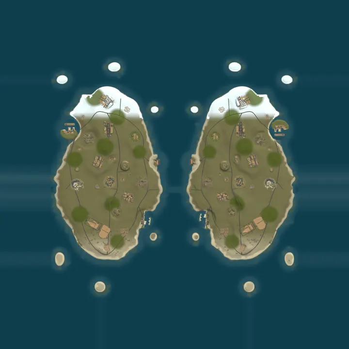Map of MiX Lab | War Islands 5000 m map test | not a game server