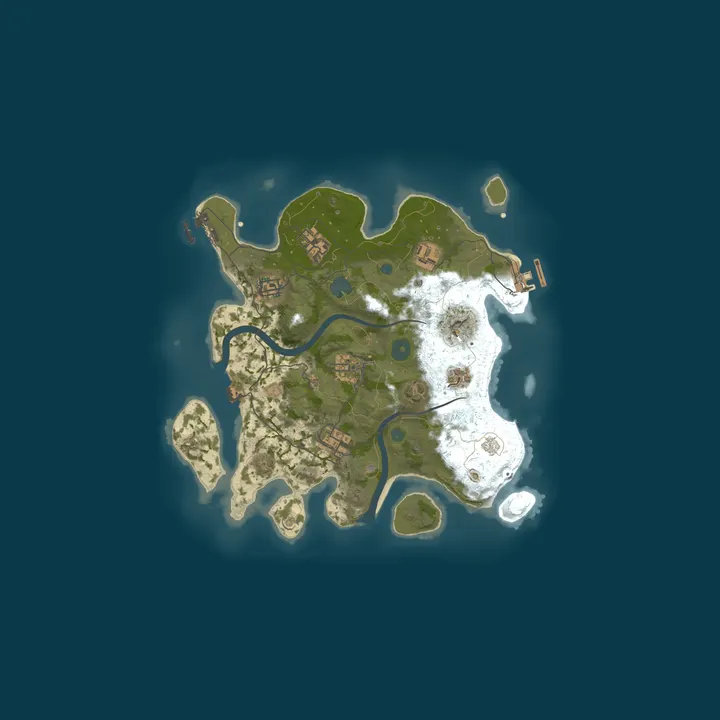 Map of A Rust Server