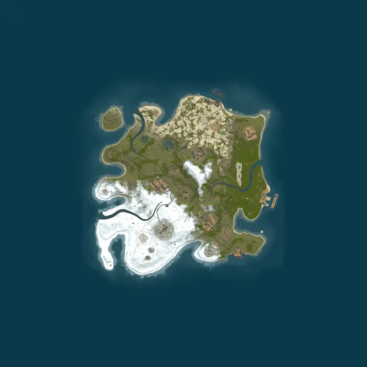 Map of Rust Red - EU