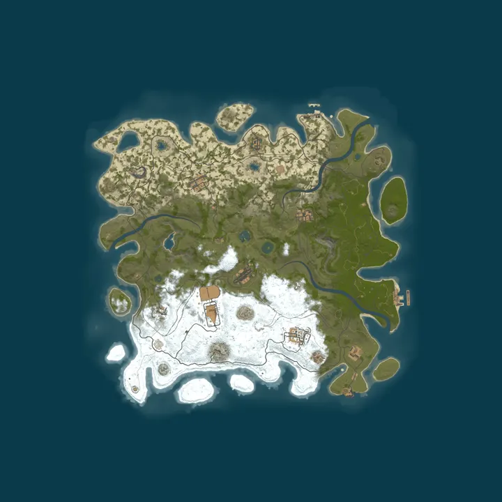Map of [NA] Phoenix - PVE |NO RAIDING|NO BP WIPE|RAIDABLEBASES|10%UPKE