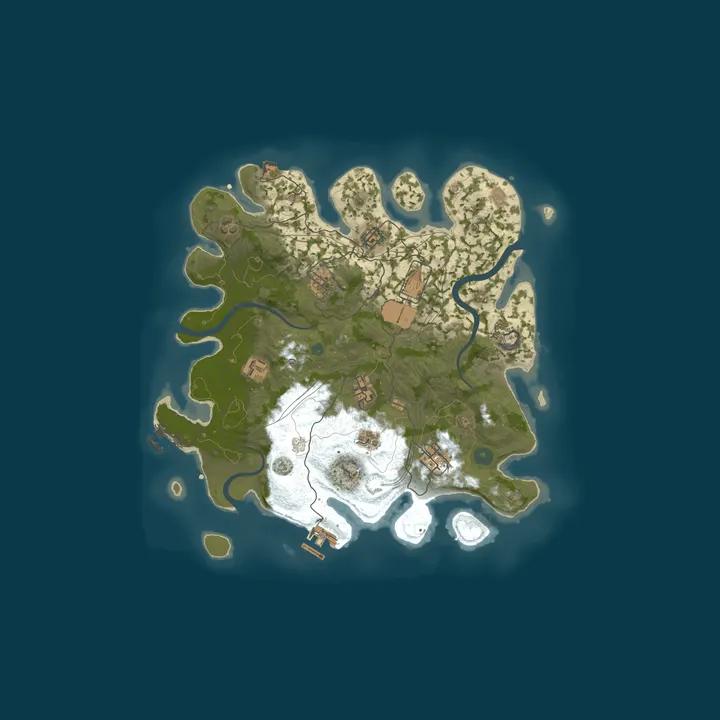 Map of Rustify.com 2x Solo/Duo/Trio