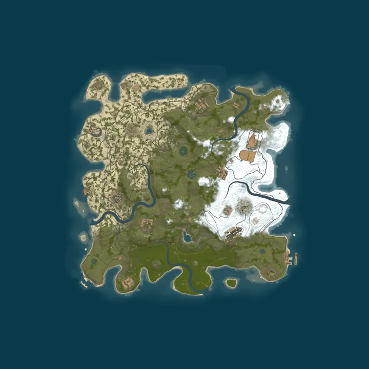 Map of Kong & Wishes Private Vanilla World