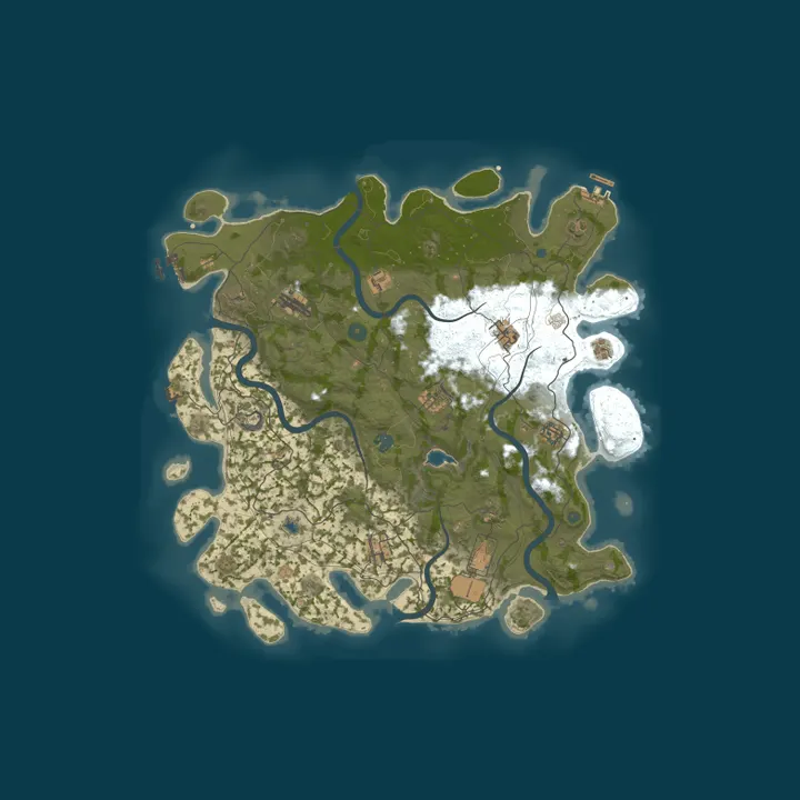 Map of Dirty Dogs Vanilla (Dog Ridge)