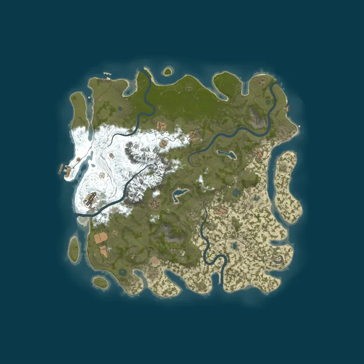 Map of testserver