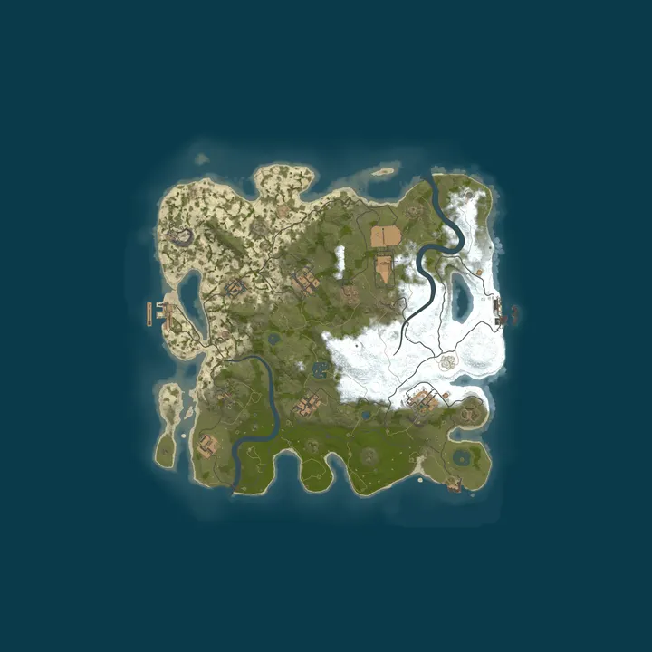 Map of [BR/LATAM] PARAISO 2X | SOLO/DUO/TRIO/SQUAD