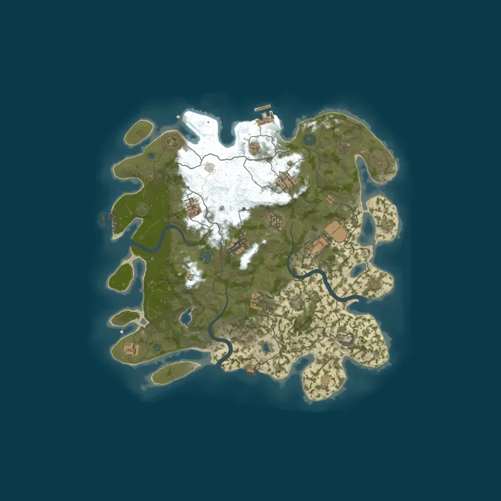 Map of Rusty Snakes mini-heli spawns (noob-friendly)