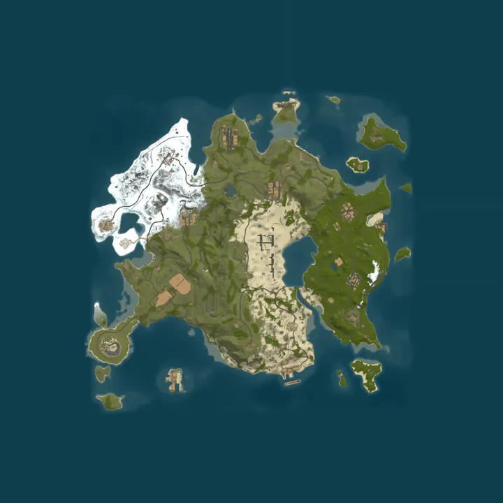 Map of Castaway - 5x PVP