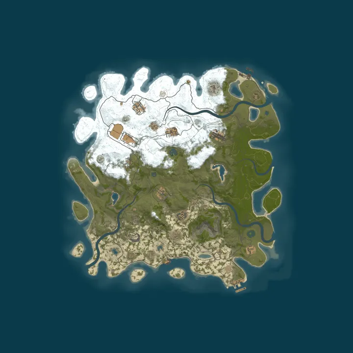 Map of [PVE] Rusty Bucket | Raidable Bases | Events | NPCs |
