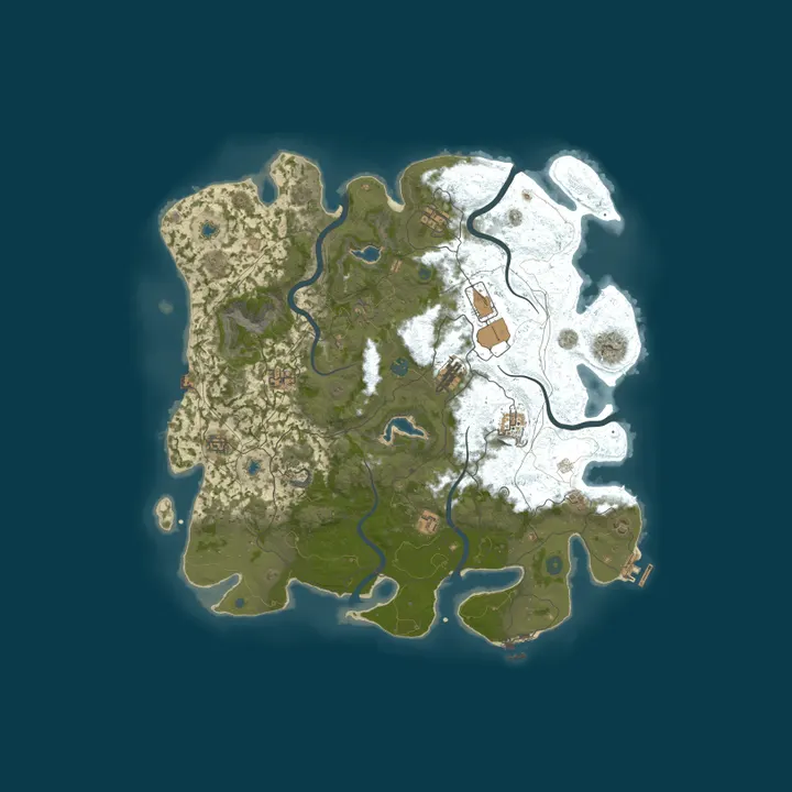 Map of Siberia Classical+