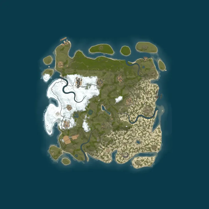Map of ILHA DOS PELADOS - SOLO/DUO | 2X | CLT FRIENDLY - WIPE 01/10 (F