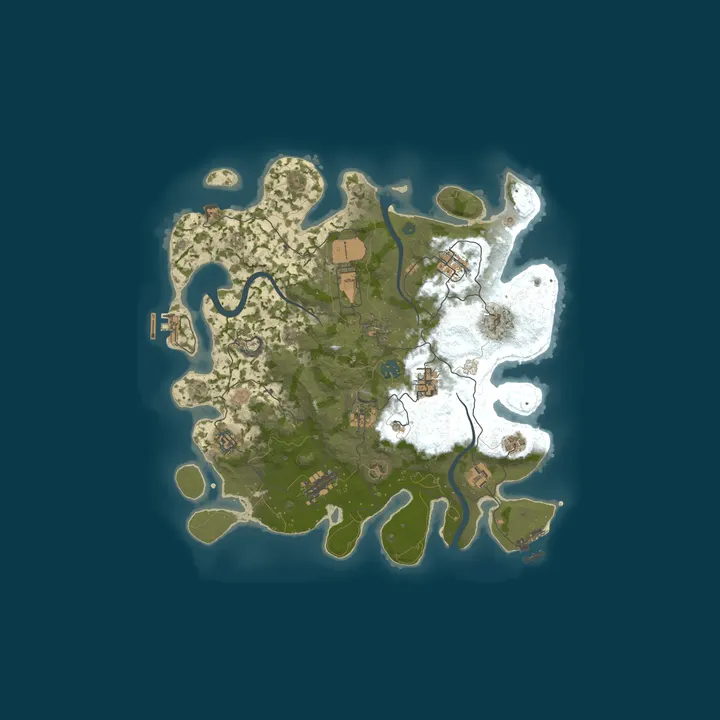 Map of ДЛЯ НОВАЧКІВ х2 ВАНІЛА | YummiRust