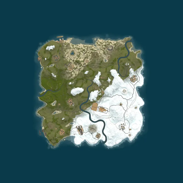 Map of SURVIVORS.GG - Mondays [ 2x Vanilla ] WIPED 12.10