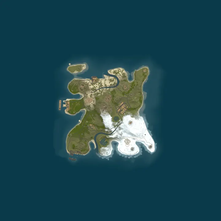 Map of Rust::Hosted by Cybrancee.com