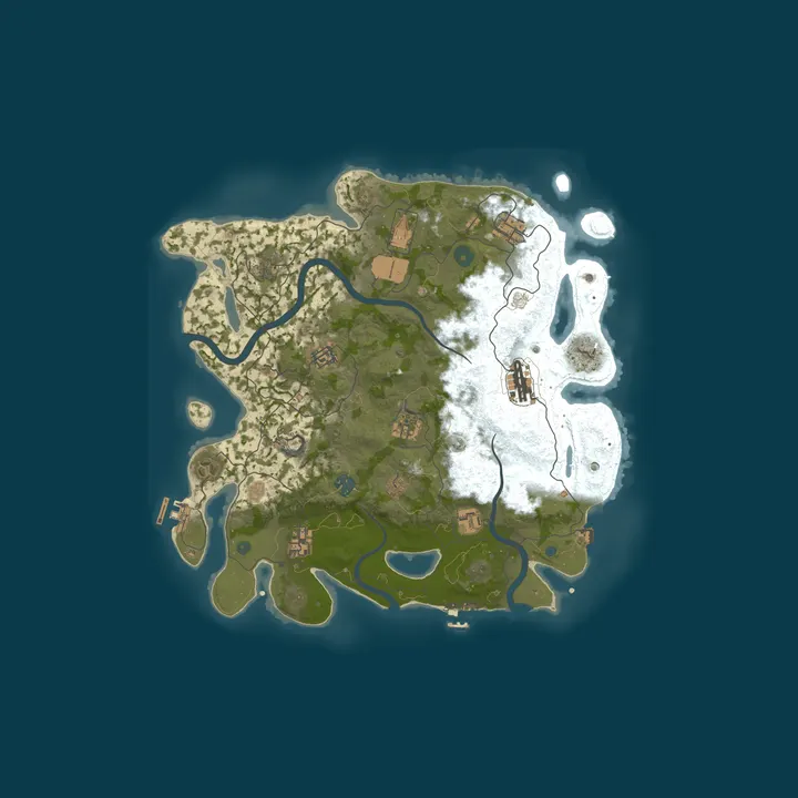 Map of AZIMUT SURVIVAL X2 [Kits/Tp/Trade] Modded