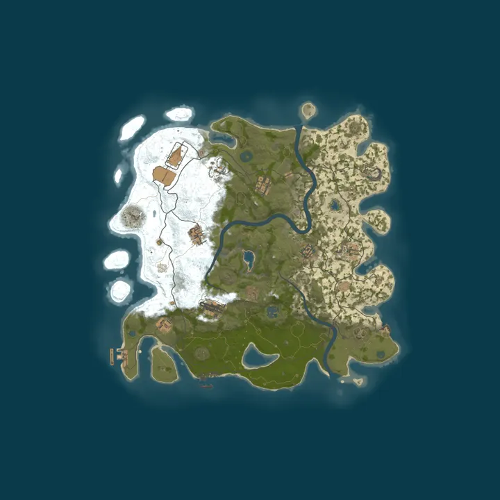 Map of Rust Casta UNLIM [X5/X10|TP|Remove|RPG]