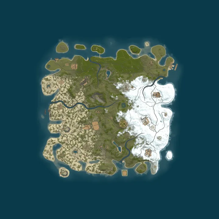 Map of . : : RUST-DAYS : PVE : RPG | NPC | ZOMBIE : : .