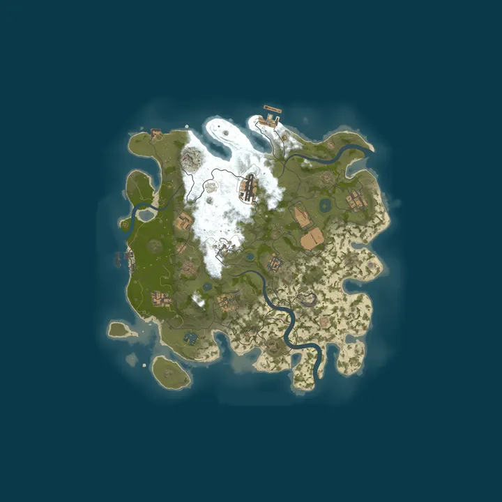 Map of EvilIsland-PVE - Test Server