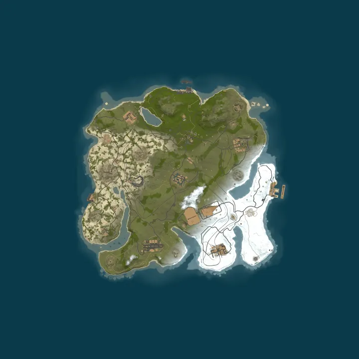 Map of RustPlace Romania x5 [BP|Kits|Shop|5xLoot|Fast]1/10