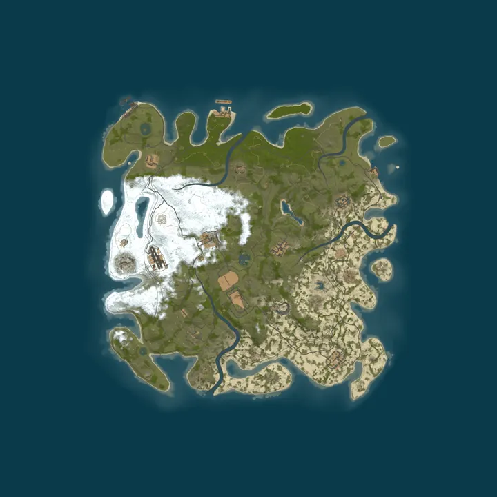 Map of ДЛЯ НОВИЧКОВ. KING RUST
