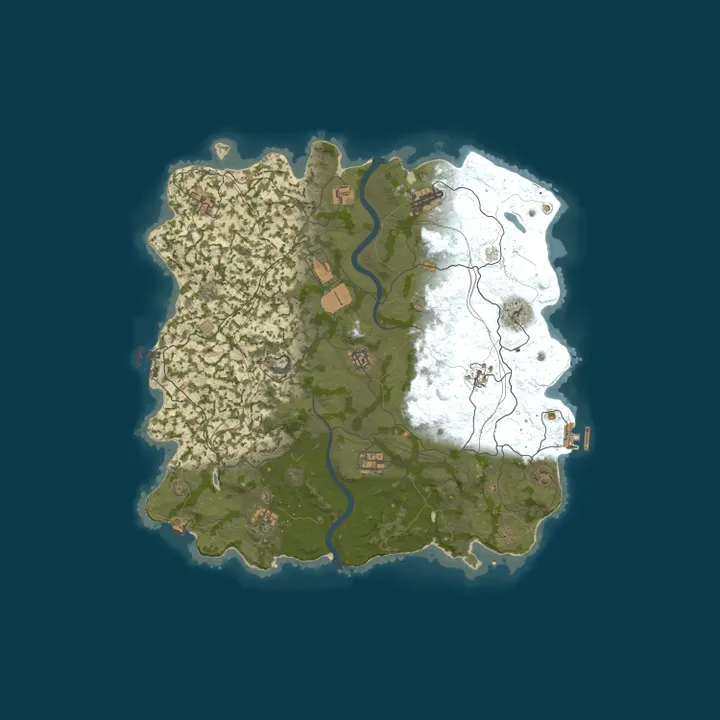 Map of My Untitled Rust Server