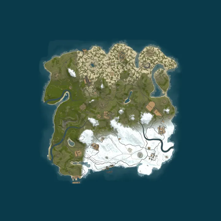 Map of Rusticated.com - EU | 2x Vanilla | Thursday | Shared Bps | 10/8